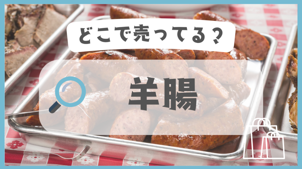 羊腸　どこで売ってる