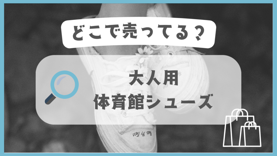 大人用 体育館シューズ　どこで売ってる
