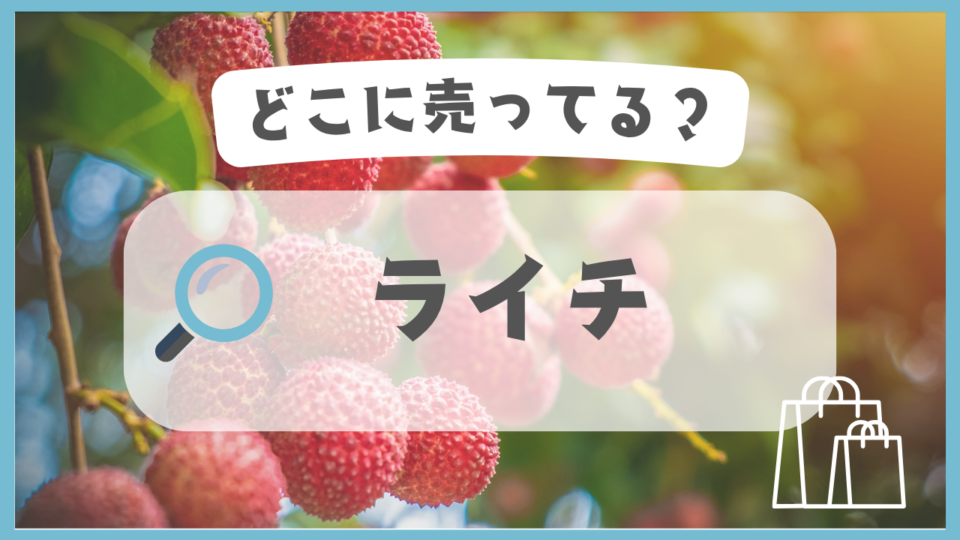 ライチ　どこに売ってる